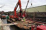BDI with MOVAX - Being fed with piles from Calder (Feb 2012)